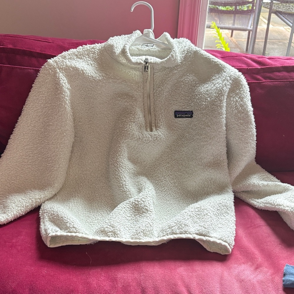Patagonia Women's Off-White Fleece Pullover